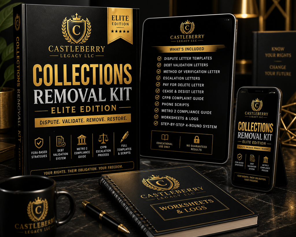 Collections Removal Kit (DIY Templates)