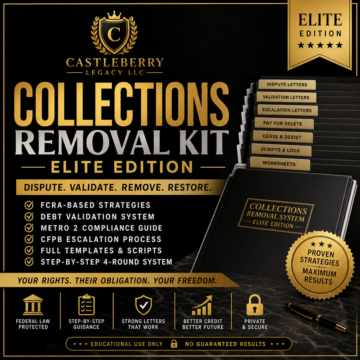 Collections Removal Kit (DIY Templates)
