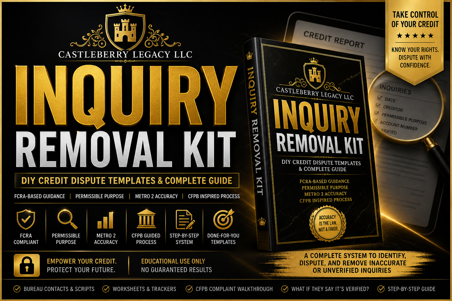 Inquiry Removal Kit (DIY Templates)